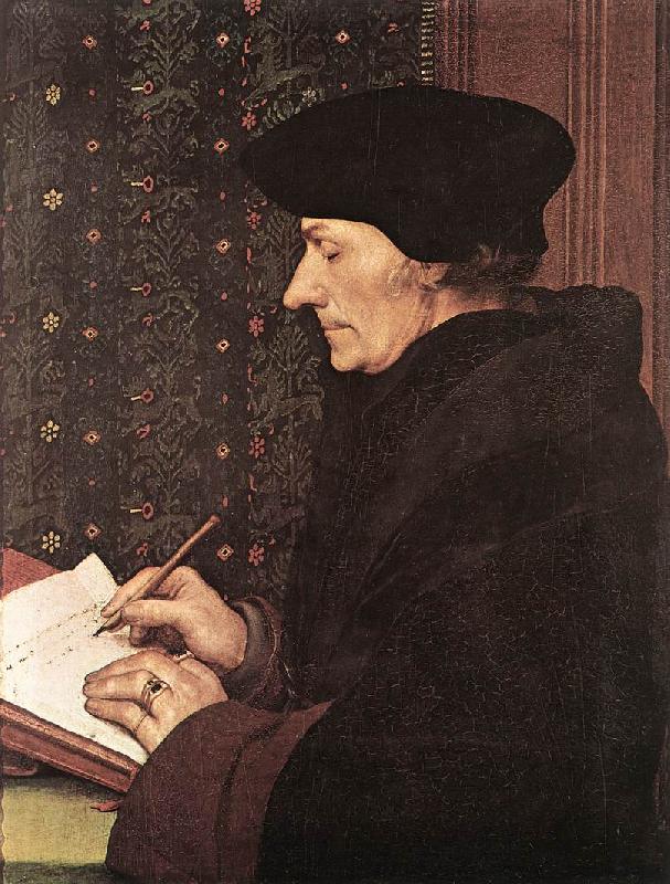 HOLBEIN, Hans the Younger Erasmus f Sweden oil painting art